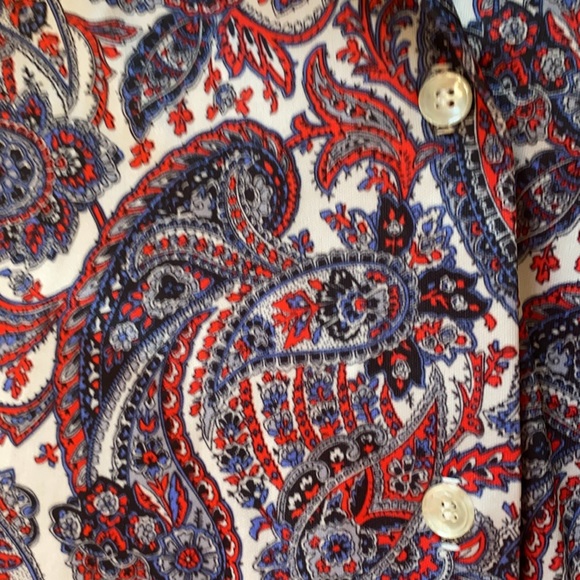 Vintage paisley button down shirt. Size 18 - Picture 5 of 5